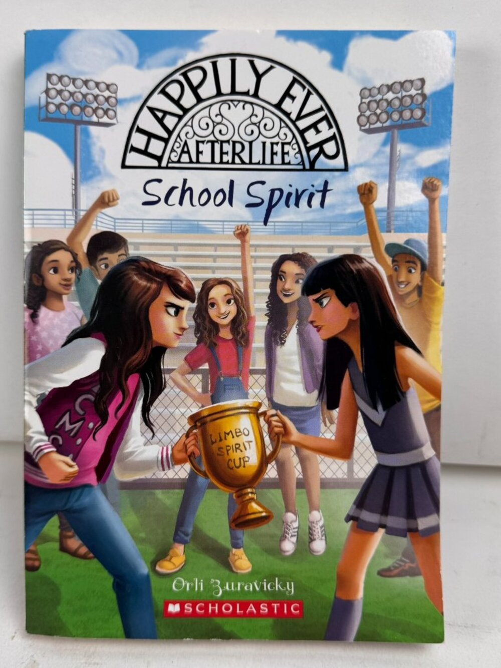 Happily Ever Afterlife #4: School Spirit by Orli Zuravicky -Scholastic Paperback